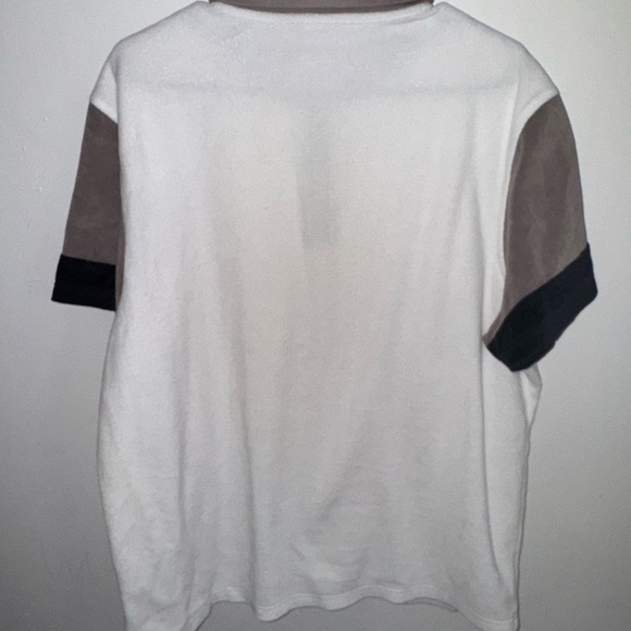 Alfani Men’s Colorblock Egret Polo Short Sleeve Shirt Sz XXL - Picture 6 of 6